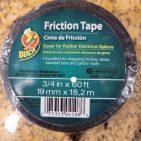 A roll of friction tape on a marble counter.